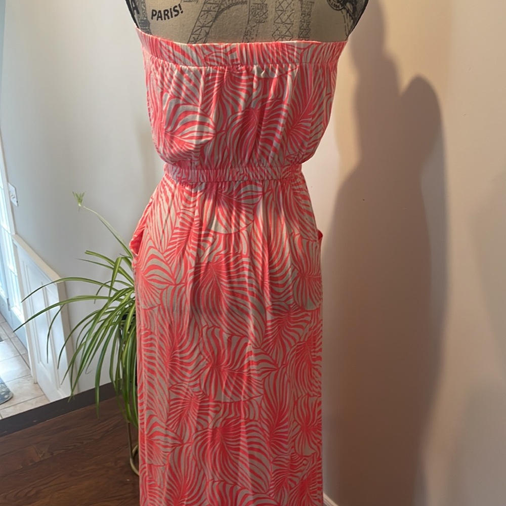STRAPLESS MAXI DRESS - Picture 5 of 7